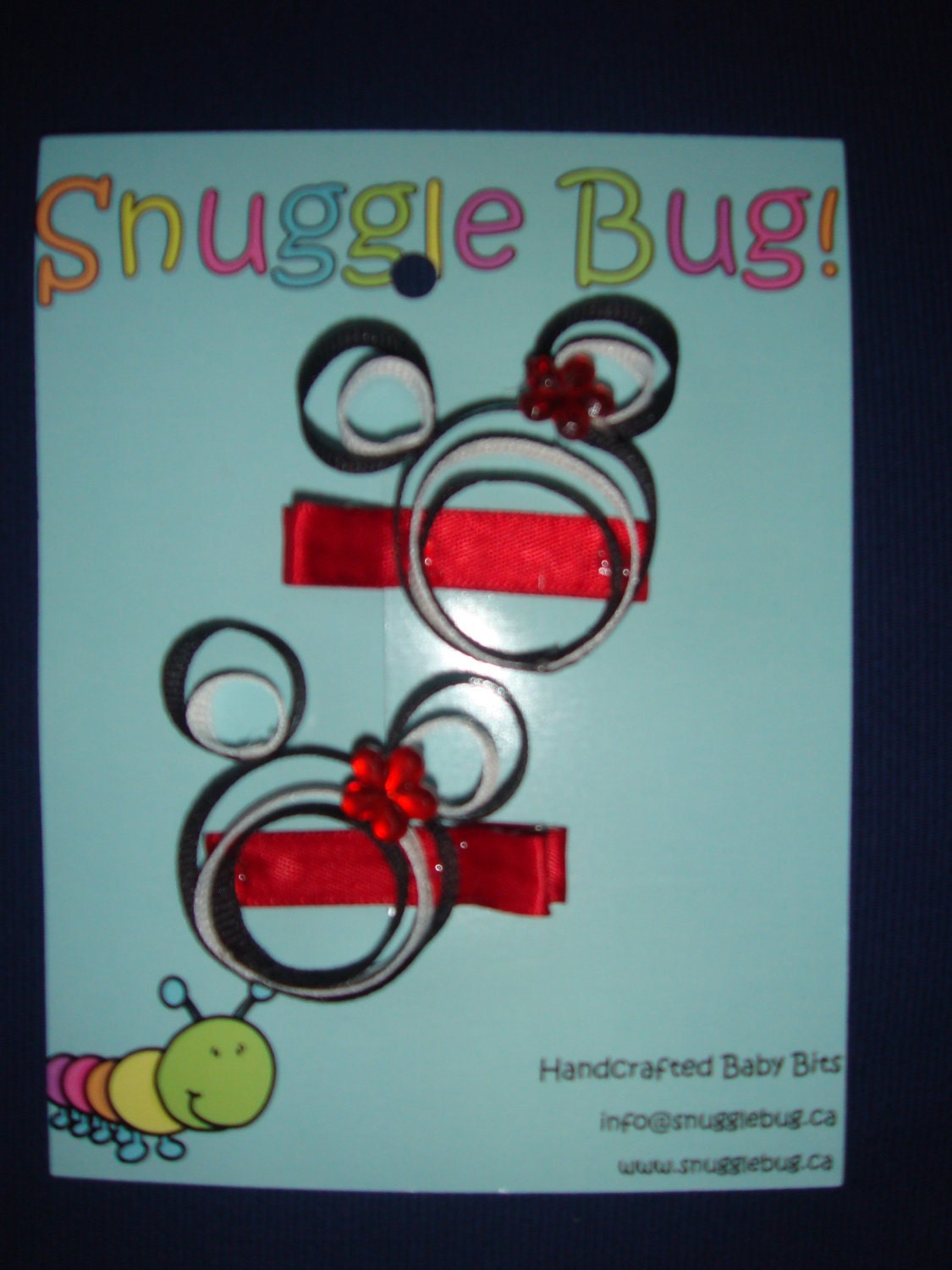 Mini Mouse Clips (1 pair)