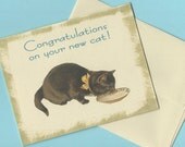 New Cat Congratulations Card