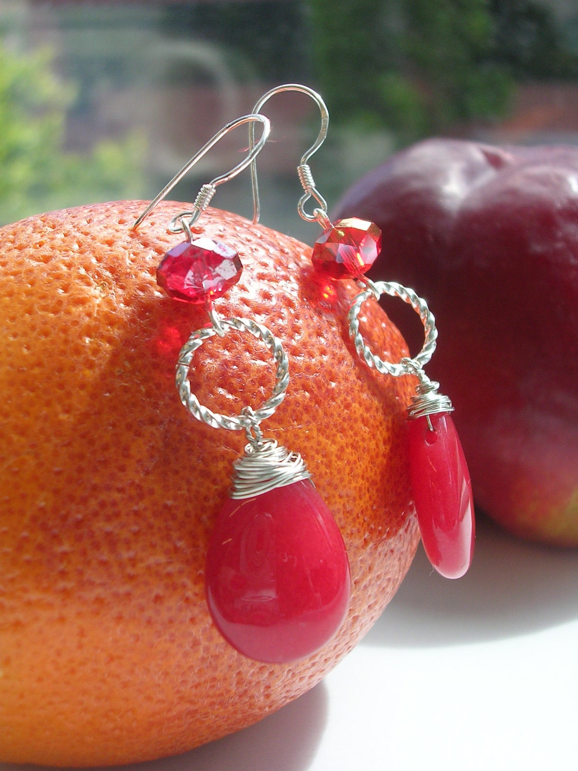 Handmade: Lady in Red Jade