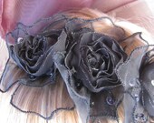 Black Flower Hair Accessories Headbands