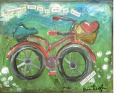 Inspirational Art, Wheresoever You Go, Go With All Your Heart (Confucius), 8x10 Fine Art Print