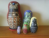 doctor who, matt smith, Dalek nesting dolls