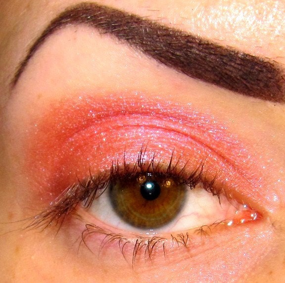 Temptation Eyeshadow mineral makeup (Fuchsia pink with violet, pink & teal sparkles) Eye shadow Eyeliner (5g)