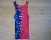 Tie Dye Racerback Tank Ladies Size Small