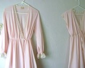 Vintage Shades of Honeysuckle Peignoir set  -SALE-