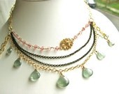 Sweetest Perfection Multi Strand Gemstone Necklace