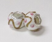 Stamped 925 Glass Bead Fits Pandora - 1 Piece
