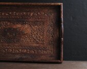 Carved Wooden Tray