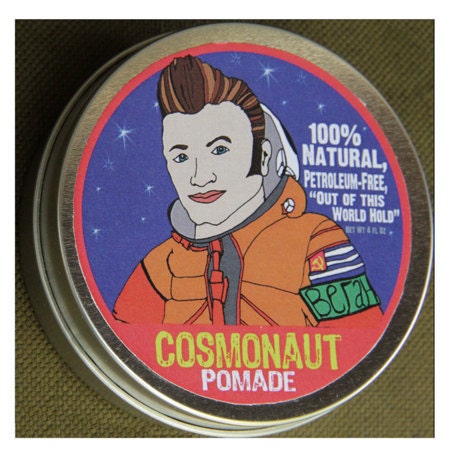 Cosmonaut Pomade - Cruelty-Free, Petroleum-Free Hairstyling Pomade - 4oz