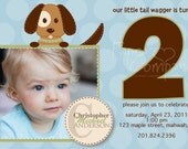 LITTLE DOGGIE Birthday Party Event Printable Invitation Girl/BOY/Generic