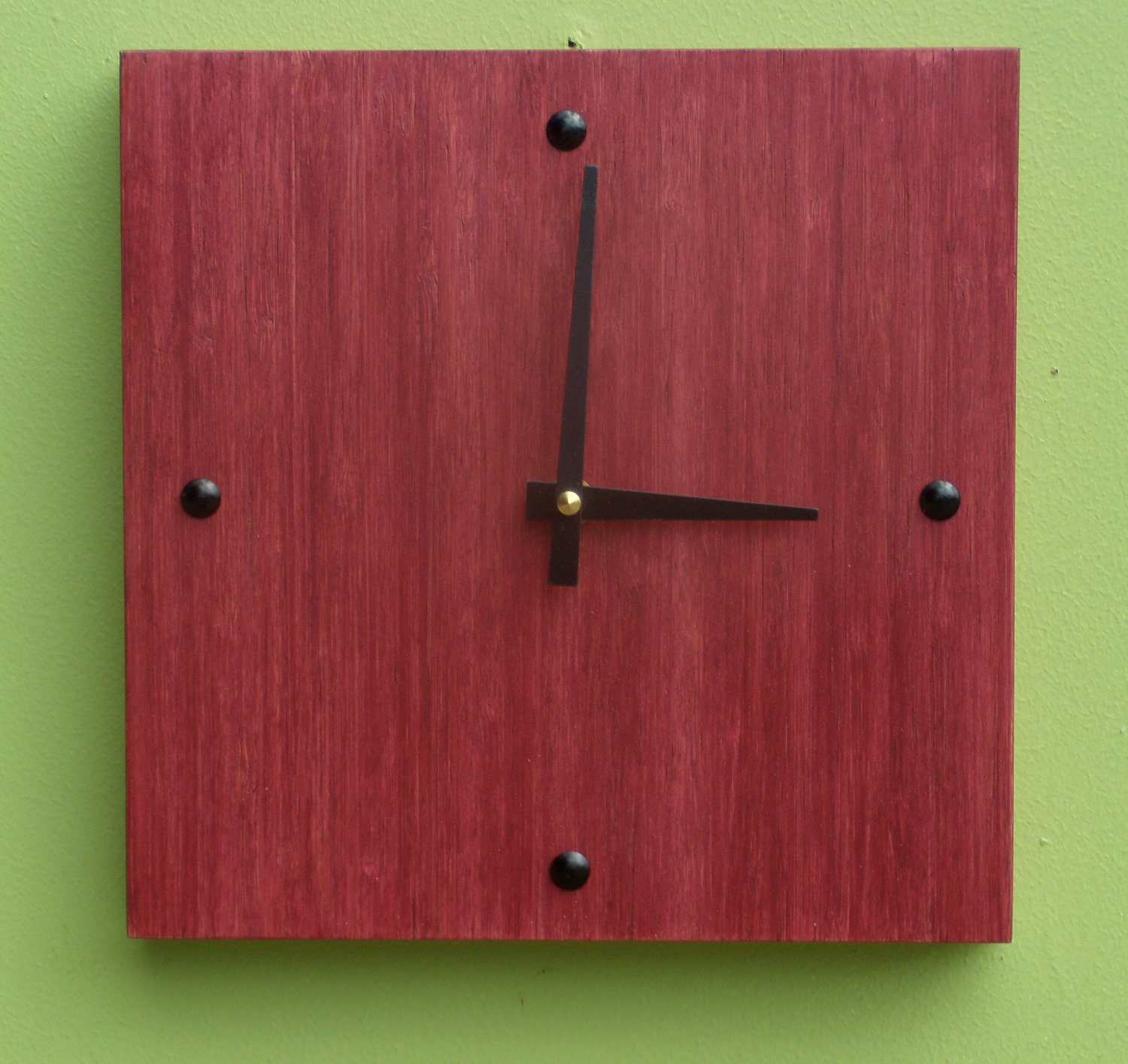 Bamboo Wall Clock New Color