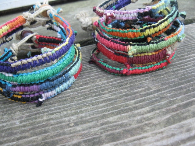 Make your own patchwork bracelet