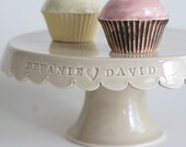 Custom Wedding Cake Stand - 7 inch - color options