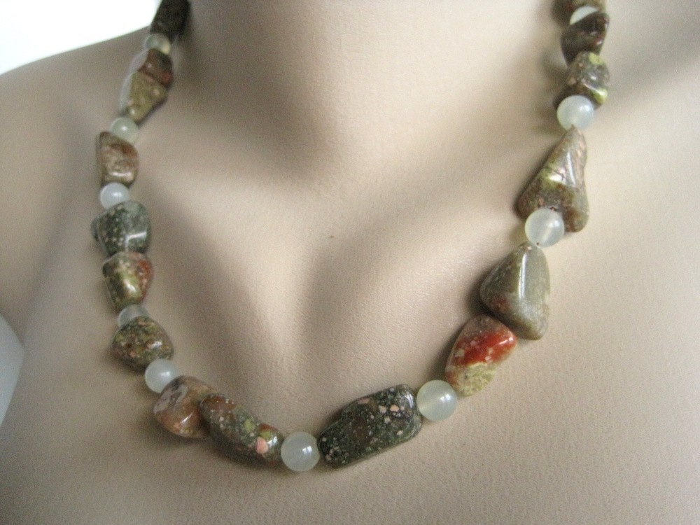 Autumn Jasper Jade Necklace