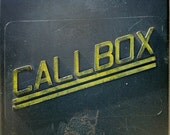 Callbox 8X10 photographic print sign photography telephone emergency urban