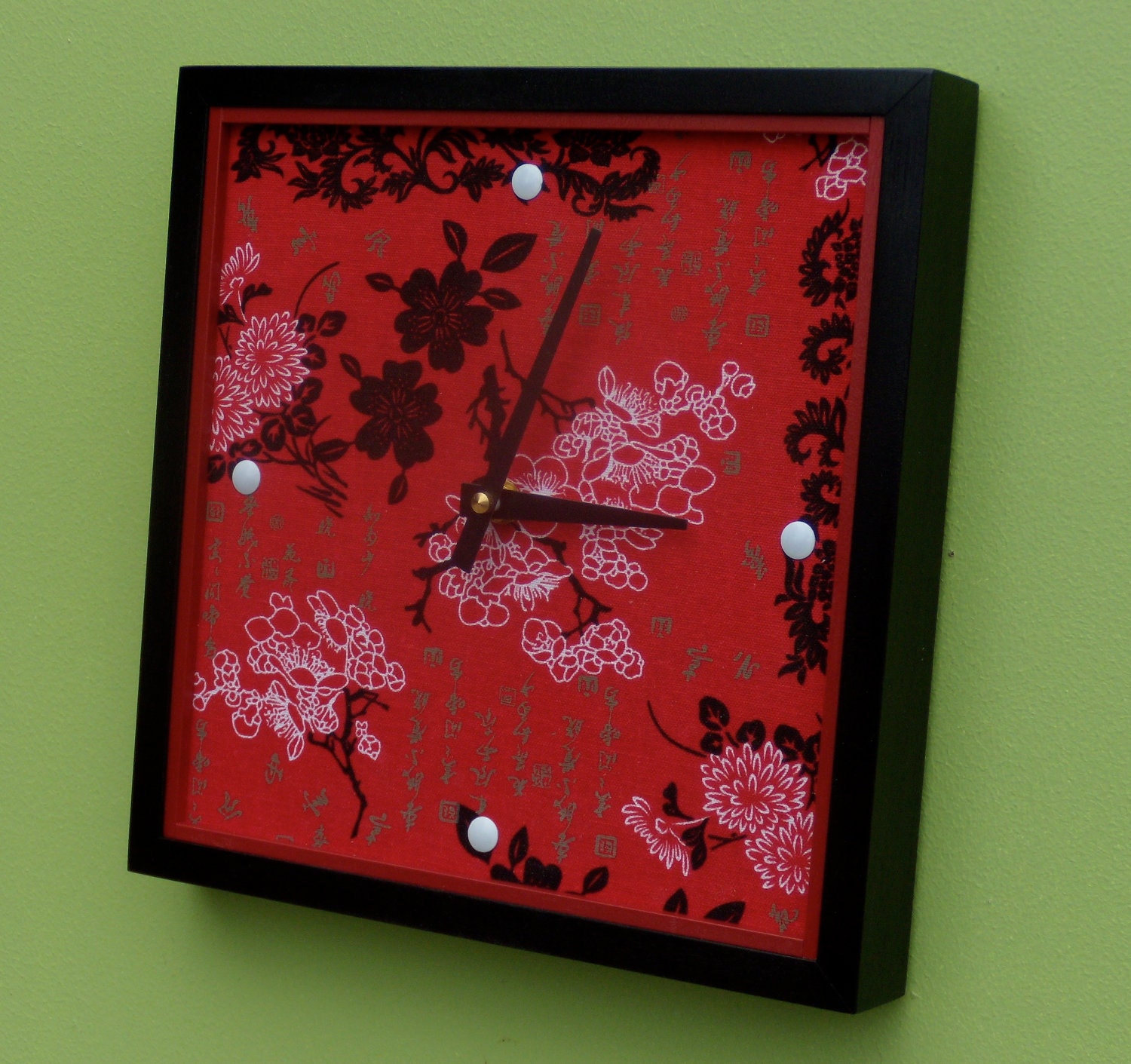 Contemporary Asian Wall Clock