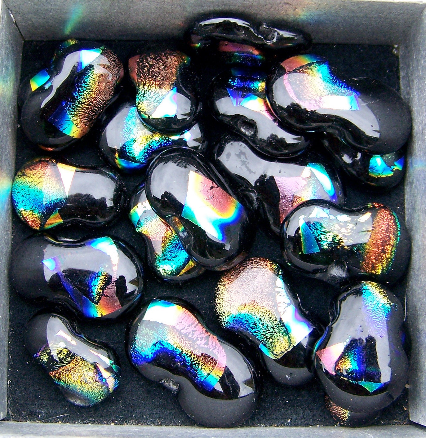 Dichroic Bead Grab Bag: Rainbow