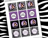 Justin Bieber Birthday Party Printable Cupcake Toppers Il_170x135