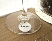 Wine Charms Silver 5 - No This Is Your Drink - 5 Silver Customizable Wine Charms by Marley Jane Mother Mother's grandmother day mom