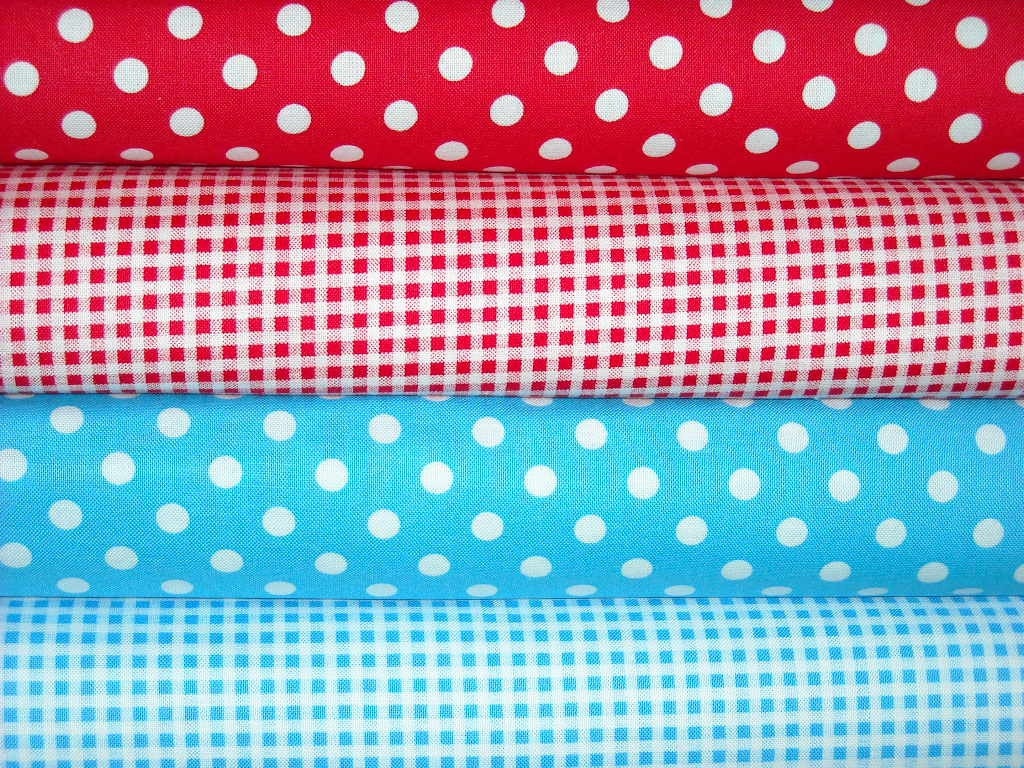 4 Yard Fabric Bundle Dots and Gingham