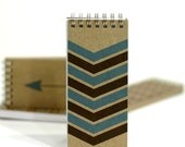 blue chevron notebook