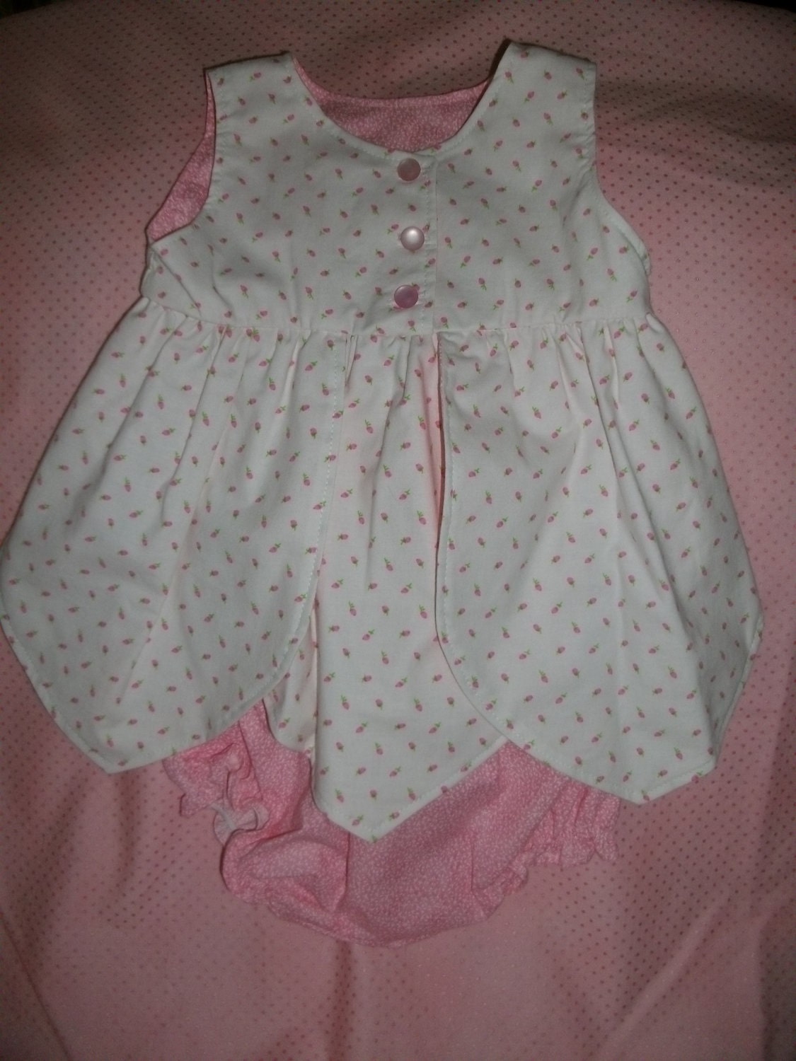 Infant Dress,Rose Petals,6mo