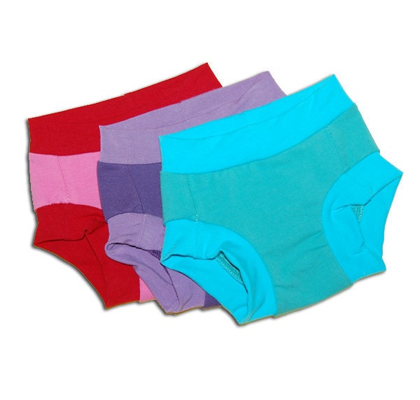 Children's Custom Cotton or Organic Cotton Underwear (Size 1 through 10/11) Dundies Style