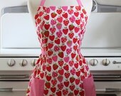 Apron Metro Market Strawberry Full Apron