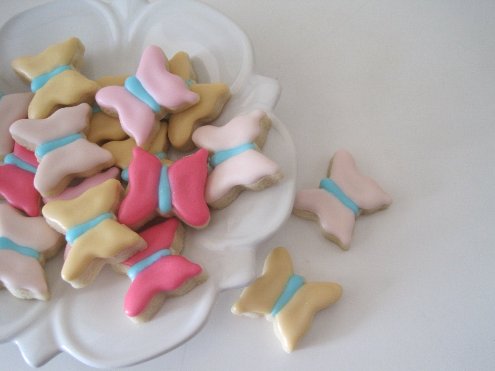 OH SO SMALL Butterflies Sugar Cookies - 6 dozen