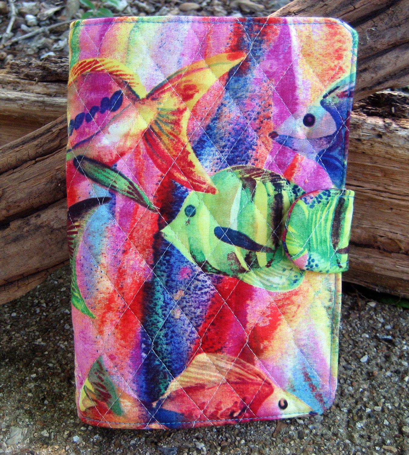Kindle 3 eReader or Kindle Fire Cover Tropical Fish