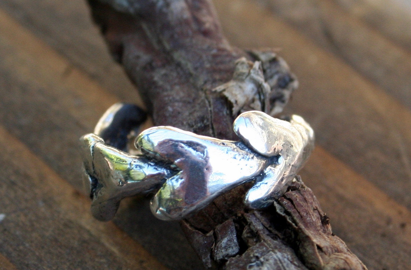 Artisan Made Hearts All Around Ring