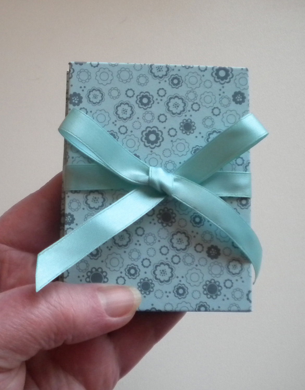 MINI BRAG Book  - Photo album - Mini wallet size Blue on Blue