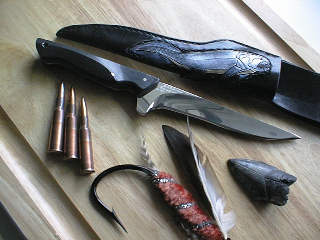 Dunkleosteus Fish Knife Fillet Knife