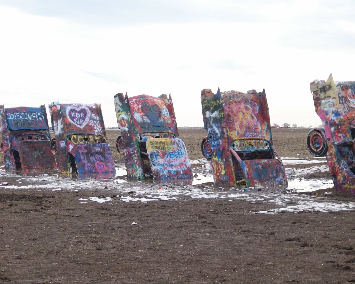 Cadillac Ranch - 8x10 Photo