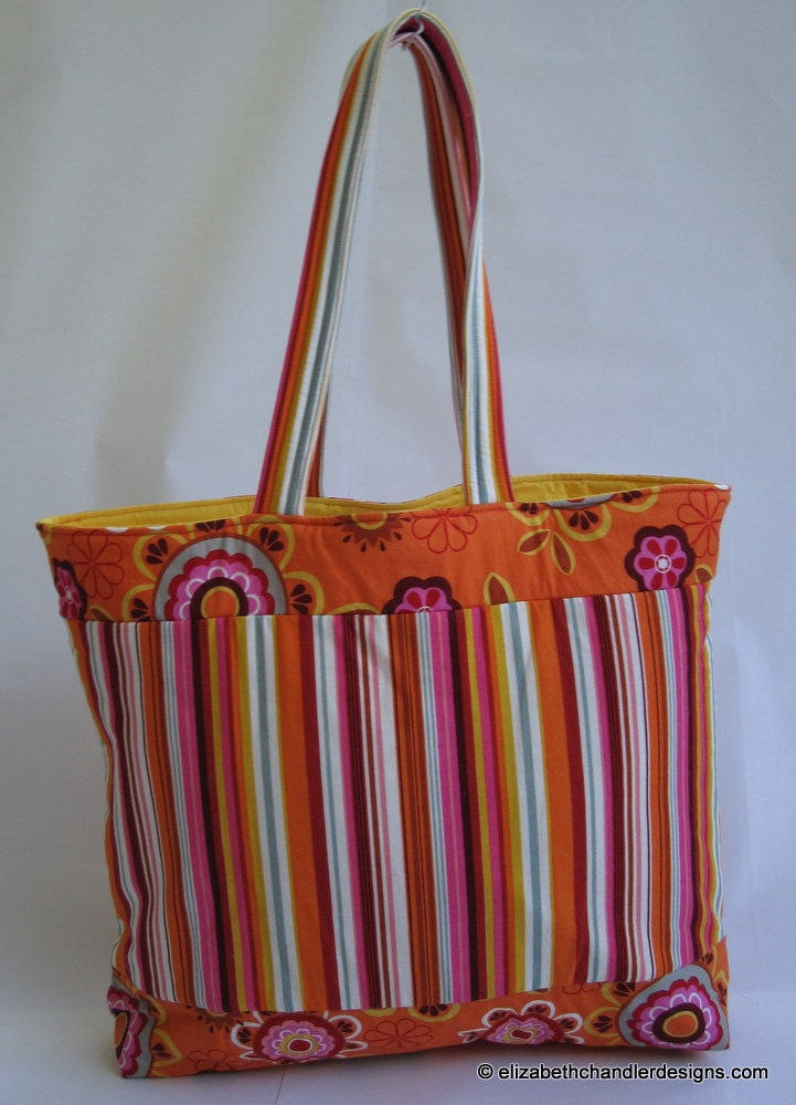 Large Tote Bag - Orange