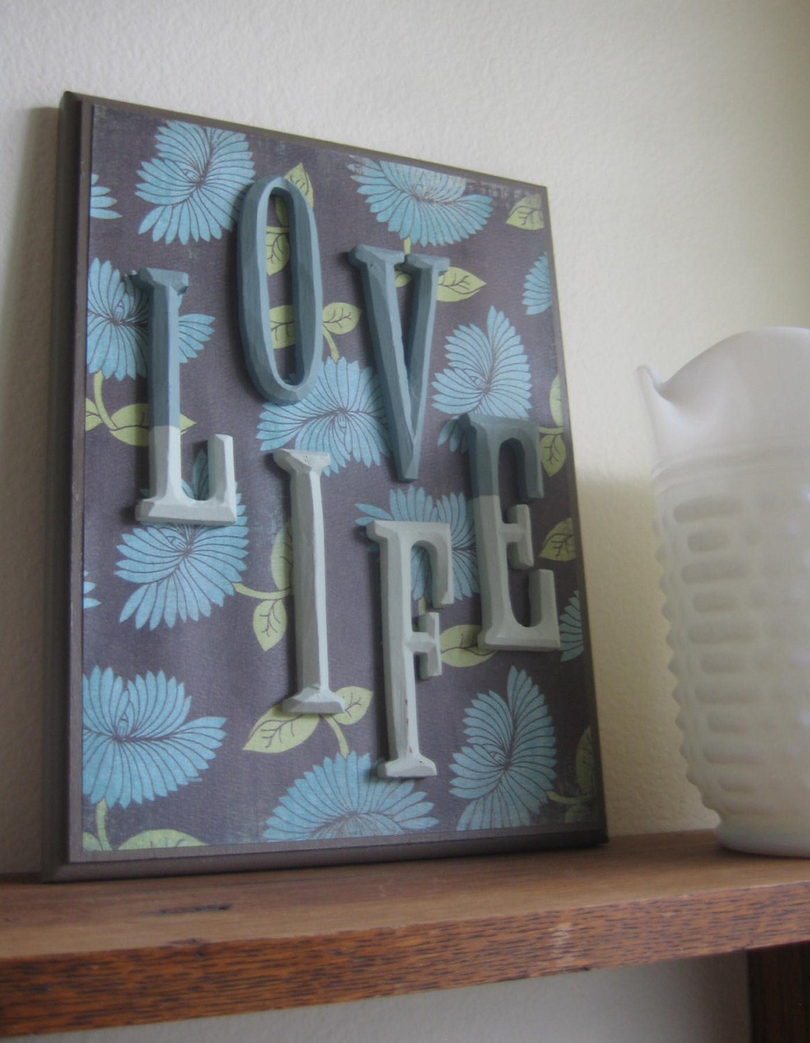 Blue LOVE LIFE Art