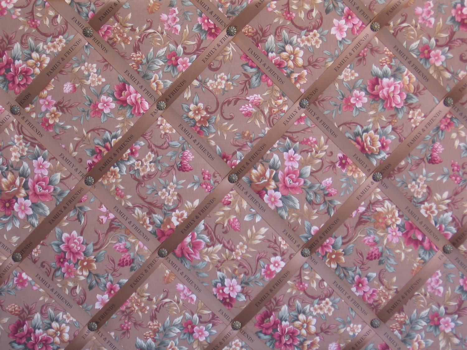 Victorian Floral Memory Board