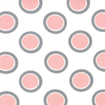 One Yard - Pink Circle Dot - Hullabaloo Collection by Urban Chicks for Moda Fabrics - 32407 18