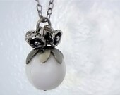 Chinese Lantern Flower Necklace