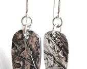Silver 'Autumn' earrings