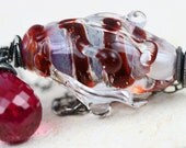 Red Lampwork Necklace - The Pomodoro