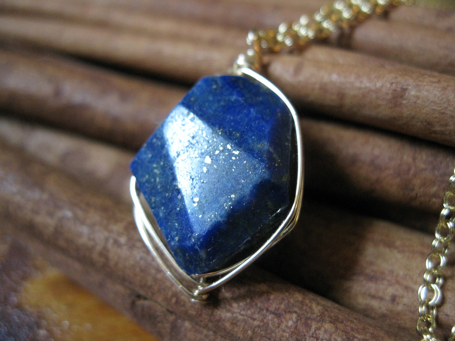 Lapis Lazuli Gold Necklace