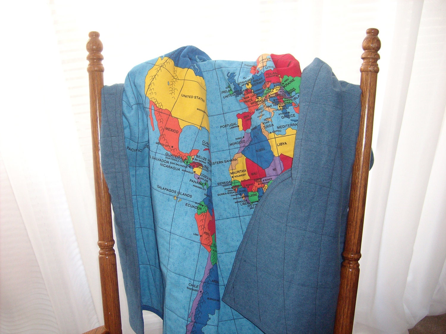 World+map+blanket
