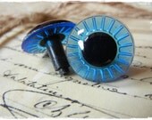 18mm Blue Owl or Troll Safety Eyes for Plush Stuffed Animals 10 Pieces