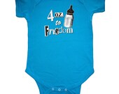 Infant Onesie Teal 4 oz. to Freedom