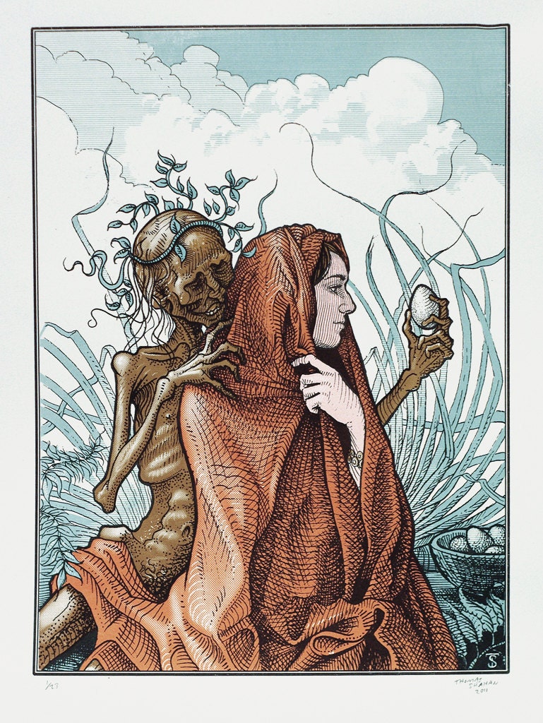 The Proposed Egg - 4 Color Serigraph - 2011 - Thomas Shahan