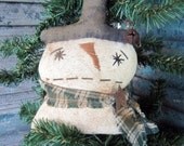 Prim Snowman Ornie
