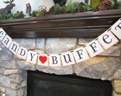 Candy sign, banner CANDY BUFFET for wedding  CUSTOM to your wedding color