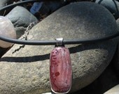 Red Jasper in Silver Pendant - Red Desert Hoodoo