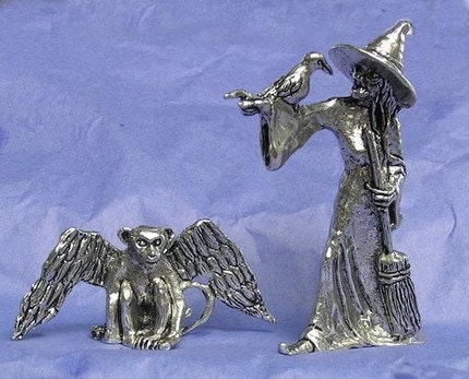 Wicked Witch and Winged Monkey From Wizard of Oz Series